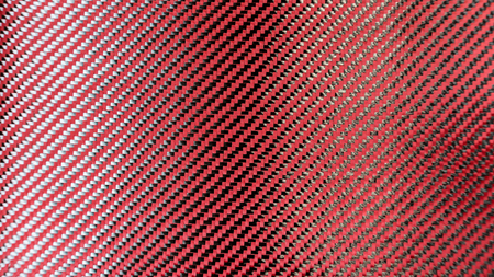 black and red carbon composite woven textureの写真素材