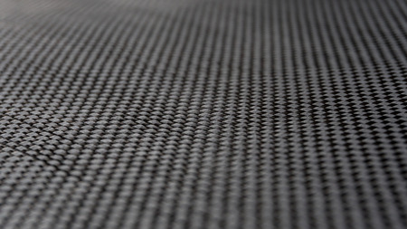 Black carbon fiber composite palin weave woven