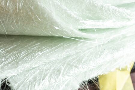white glass fiber composite raw material backgroundの写真素材