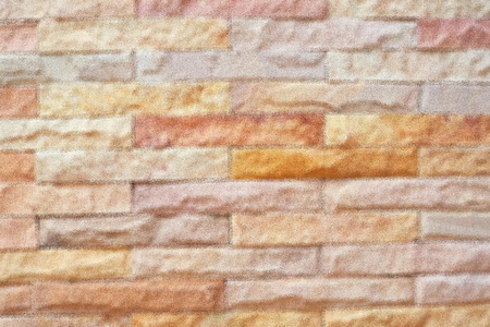 sand stone brick wall backgroundの写真素材