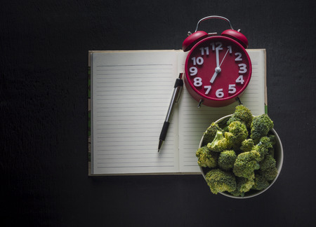 Time for breakfast with vegetables.の写真素材