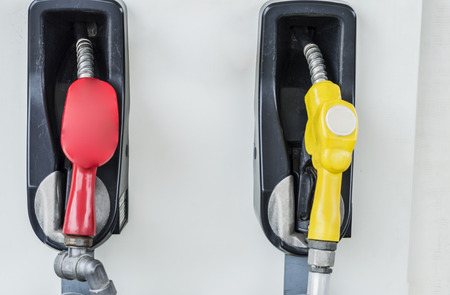 Close up fuel dispensing pump.の写真素材