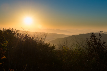 Sunrise landscapeの写真素材