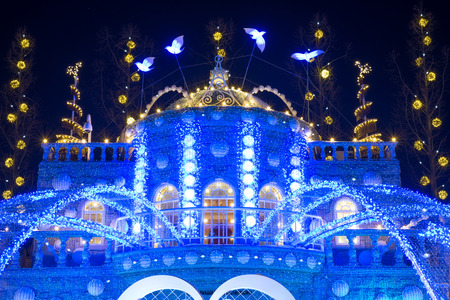 Christmas lights in everlandのeditorial素材