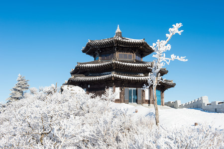 Deogyusan in winter,koreaのeditorial素材