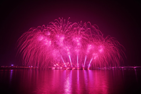 Firework festival in Korea.のeditorial素材