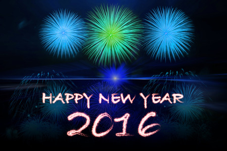 happy new year 2016の写真素材