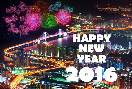 happy new year 2016の写真素材