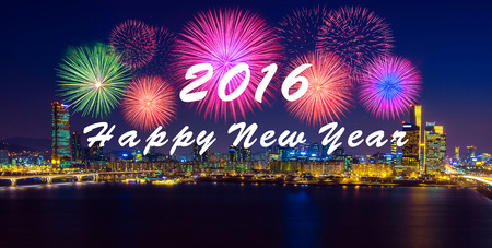 happy new year 2016の写真素材