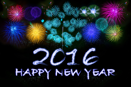 happy new year 2016の写真素材