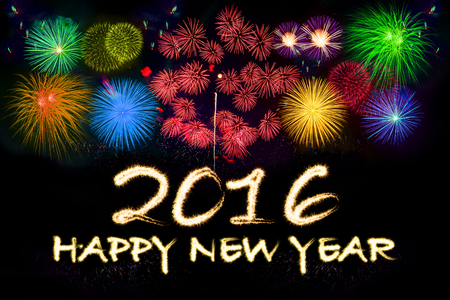 happy new year 2016の写真素材