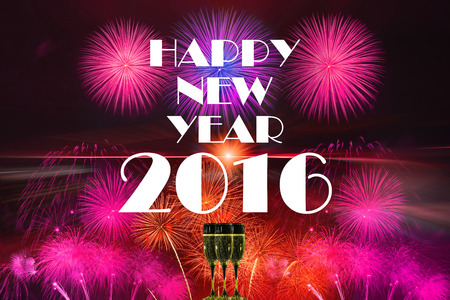 happy new year 2016の写真素材