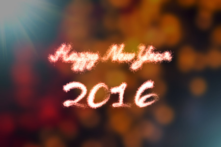 happy new year 2016の写真素材
