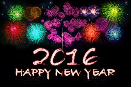 happy new year 2016の写真素材