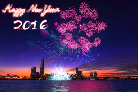 happy new year 2016の写真素材