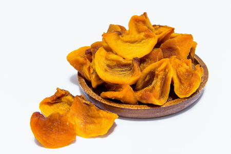 Dried persimmons.の写真素材