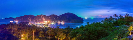 View point of Phi-Phi island, Krabi Province, Thailandの写真素材