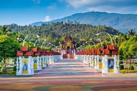 Ho kham luang northern thai style in Royal Flora ratchaphruek in Chiang Mai,Thailand.のeditorial素材