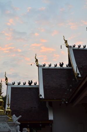 Phra Wi Harn ,Wat Pa Daraphirom in Chiang Mai District, Thailand.のeditorial素材