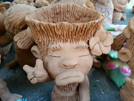 Clay doll handcraftの素材