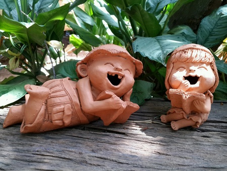 Funny clay doll handcraftの素材