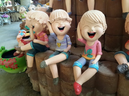 Funny clay doll handcraftの素材