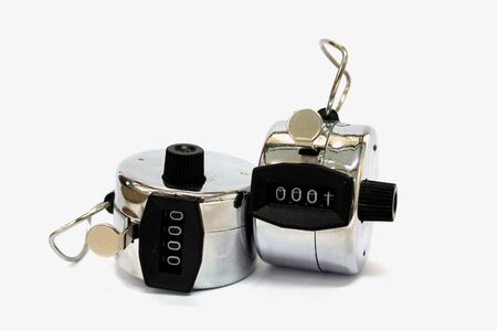 Hand held tally counterの写真素材