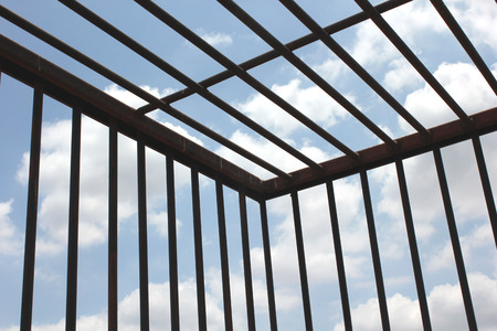 Prison window view