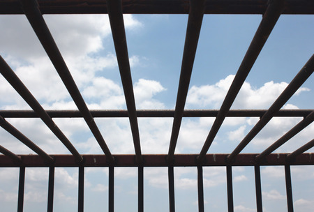 Prison window view