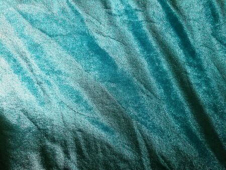 The surface fabric velvet sky blueの写真素材