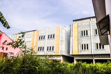 Building in a pekanbaru townの写真素材