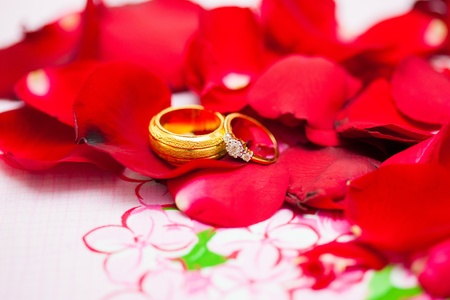 Wedding ringの写真素材