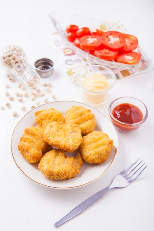 chicken nugget の写真素材