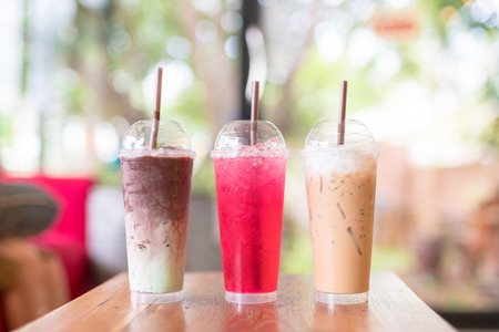 Healthy cocktail with fresh fruitsの写真素材