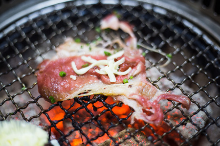 meat and beef for Bar B Que  grill - selective focusの写真素材