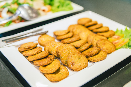 Fried Fish Cakes / Tod Man Plaの写真素材