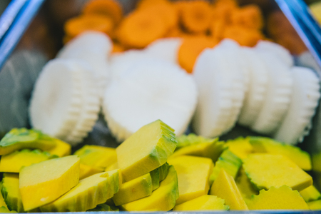 vegetable for buffet in restuarantの写真素材