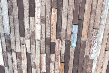 wood plank wall / wood wall background vintage, aged wooden coarse texture, decoration wall.の写真素材