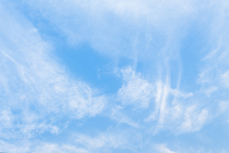 soft-focus, Cloud motion in the blue sky,The vast blue sky and Cloud white fluffy at beautiful :Ideal use for background:の写真素材