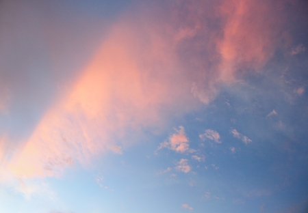 Sunrise. Colorful Sky and Cloud, Beautiful nature sky soft cloud Colorful. and motion cloud : you may be used as background :の写真素材