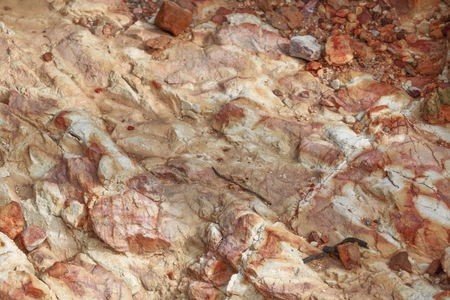 Stone cliff mountain texture, surface precipice of the rock background.の写真素材