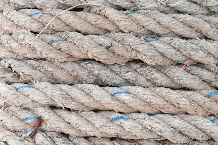 rope roll  background and texture :Select focus with shallow depth of field.