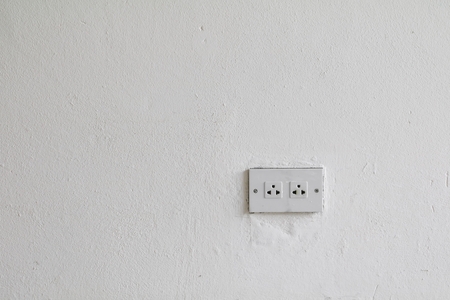 socket electricity for peripheral device on wall