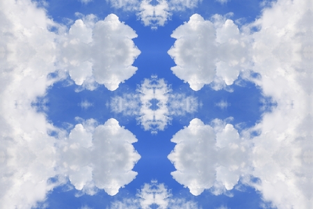 blue sky and cloud concept, seamless pattern beautiful for backgroundの写真素材