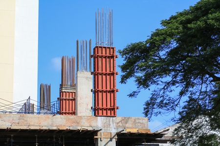 work construction  in building  site workplace