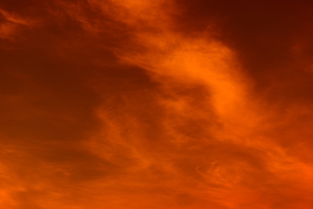 sky red in sunset and  cloud, beautiful colorful evening nature space for add text