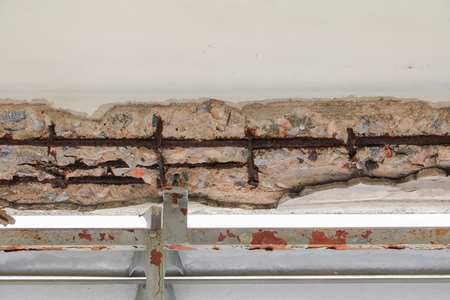 concrete cement texture wall  with crack in building old backgroundの写真素材