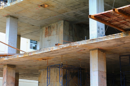 construction  in building site workplaceの写真素材