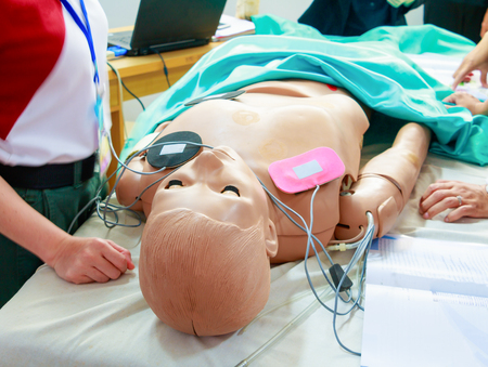 dummy in training cpr medical emergency refresher