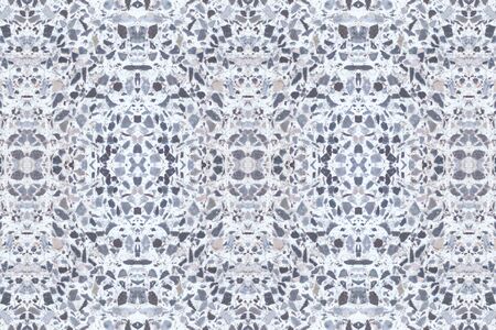 Design Patterns terrazzo flooring seamless, marble old texture or polished stone art background...